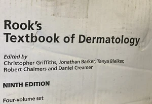 Rook's Textbook of Dermatology: 4 Volume Set, Griffiths, Barker, Bleiker,+= - Picture 1 of 3