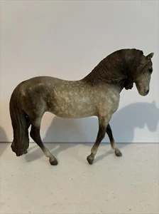 Breyer Horse 1004/1354 Classic Andalusian Super Dark Dapple Grey Mare 6”H x 7”L - Picture 1 of 6