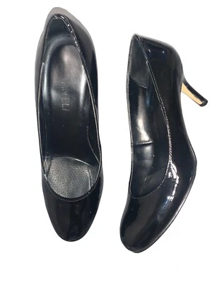 Zapatos de tacón Vaneli Ursela para mujer talla 7M charol negro Foto 1 de 4