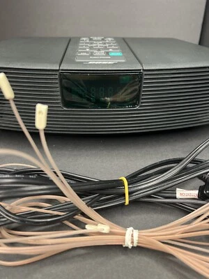 Reloj despertador digital estéreo Bose Wave Radio AM FM con control remoto AWR1-1W totalmente probado Foto 1 de 4