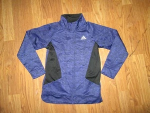 Girls ADIDAS athletic full zip warm up track jacket sz6X - Picture 1 of 1