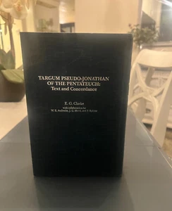 Targum Pseudo-Jonathan of the Pentateuch: Text and Concordance, E.G. Clarke - Picture 1 of 6