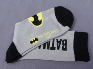 Paire Chaussettes femme homme 39 40 41 42 43 FANTAISIE marvel batan gris noir - Imagen 1 de 3