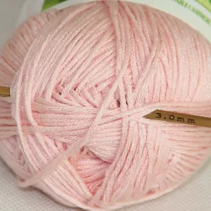 Sale New 1 Ball x50g Super Soft Bamboo Cotton Baby Hand Knitting Crochet Yarn 21 - Picture 1 of 3