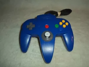 Official Blue Controller - NINTENDO 64 - FAST SHIPPING! - Picture 1 of 6