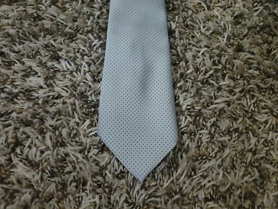 Nueva corbata de colección Don Loper colección ejecutiva para el cuello adulto hombre lunares plateados Foto 1 de 4