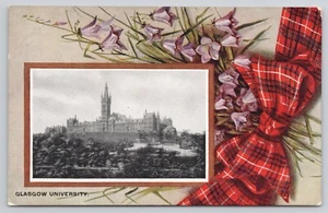 Glasgow University Raphael Tuck Oilette Bonnie Schottland unbestellte Postkarte - Bild 1 von 2