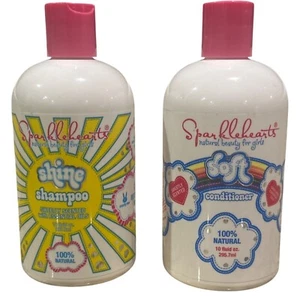 Sparklehearts Shine Shampoo & Soft Conditioner Set 10 oz ea. Natural Ingredients - Picture 1 of 3