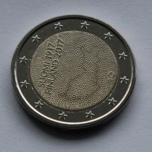 FINLAND - 2 € Euro commemorative coin 2017 - Finland Independent 100 UNC - Picture 1 of 2