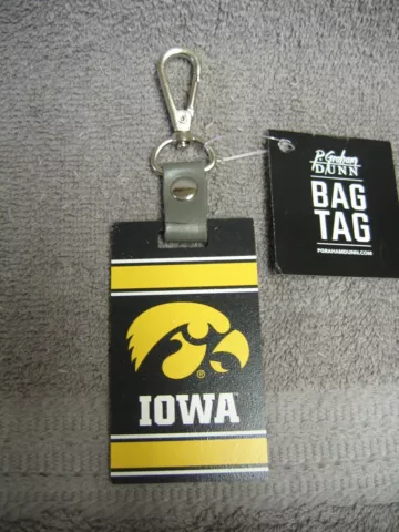 Iowa Hawkeyes Bag Tag / Luggage Tag  ***BRAND NEW*** Cover