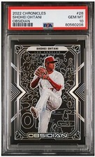 2022 Panini Chronicles - Obsidian #28 Shohei Ohtani PSA 10 GEM-MT