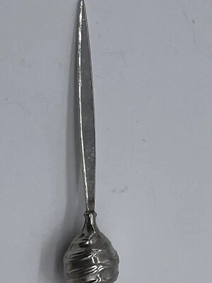 Vintage Repousse Sterling Silver Rhodium Finish Hors Doeuvres Pick - Image 1 of 2