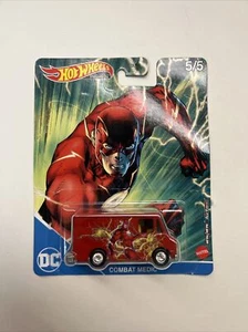 Hot Wheels Premium DC Comics THE FLASH Combat Medic  Real Riders Pop Culture - Picture 1 of 2