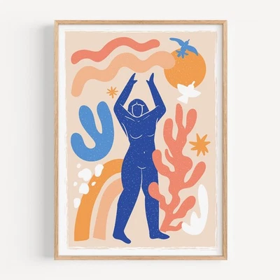 Matisse Retro Vintage Museum Art Poster Print A92_ - Image 1 of 4