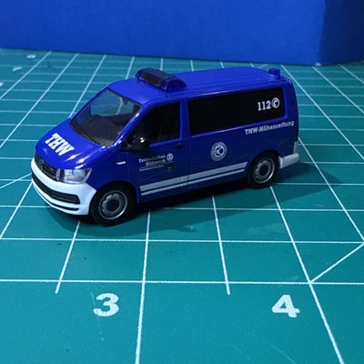 Vehículo de emergencia Volkswagen THW alemán escala 1:87 Herpa HO Foto 1 de 4