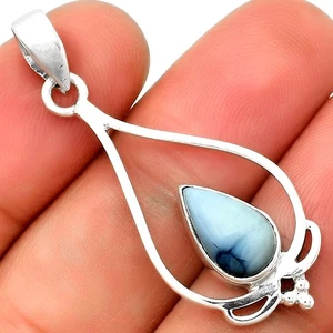Natural Owyhee Opal 925 Sterling Silver Pendant Jewelry P-1633 - Picture 1 of 5