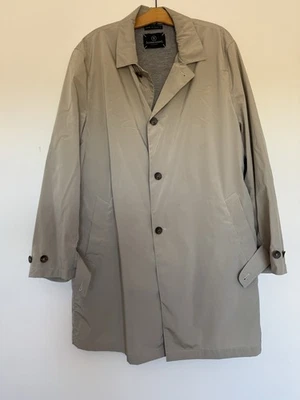 Abrigo Schneiders Salzburg Botón Delantero Talla 56 46 EE. UU. Tostado Caqui Trench Foto 1 de 4