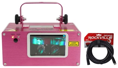 Chauvet Scorpion Dual RGB ILS Fat Beam Laser Aerial Sky Effect Light + DMX Cable - Image 1 of 4