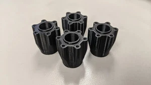 Adaptador de rueda JCONCEPTS Tribute Monster Truck de 28 mm de largo a hexagonal universal de 12 mm - Imagen 1 de 3