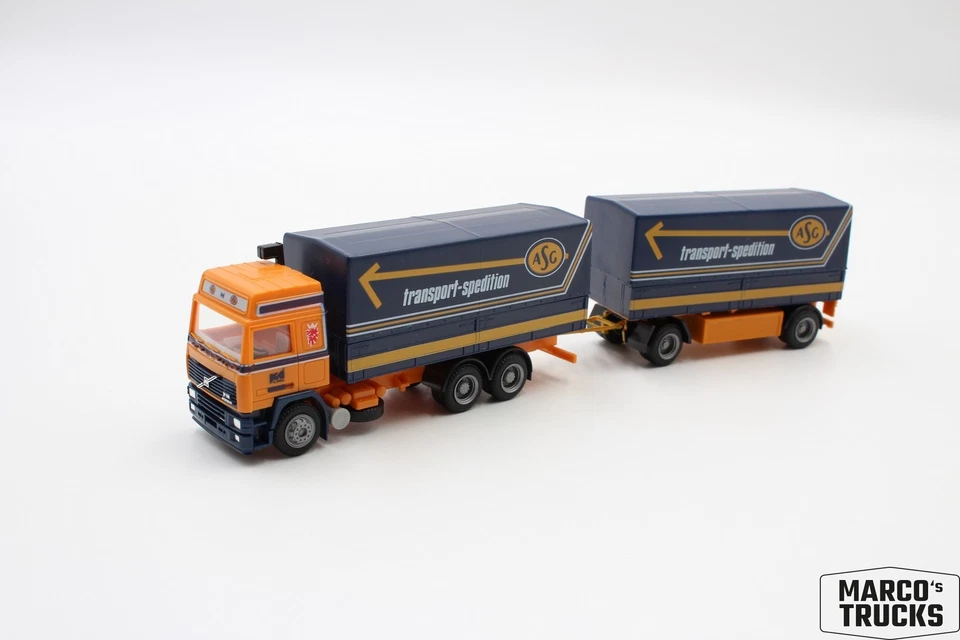 Albedo Volvo F12 truck and trailer set Pr/Pl 3a/2a “ASG” conversion 1:87 /AW2934 - Image 1 of 1