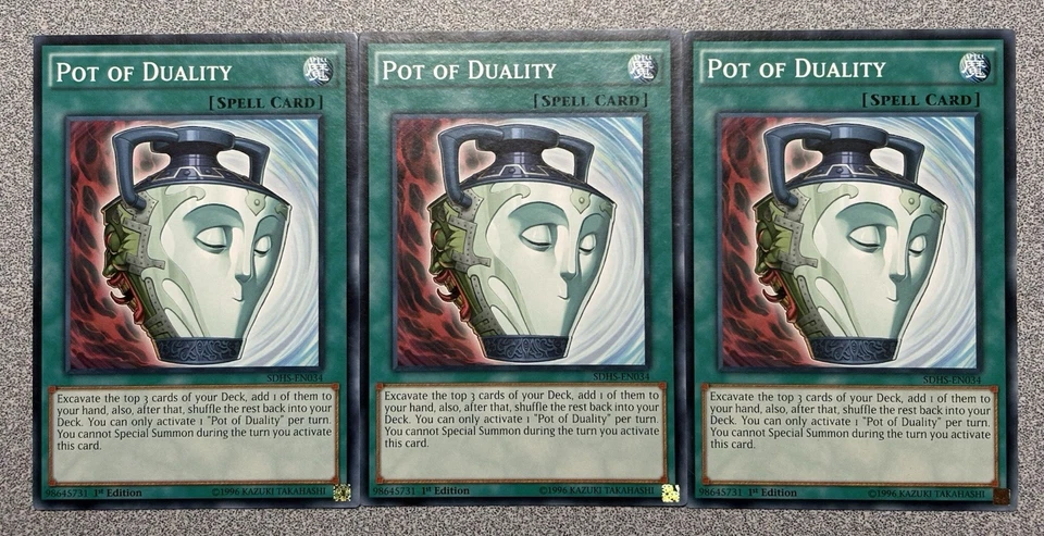 Pot of Duality SDHS-EN034 (x3) Common 1st Edition NM - Image 1 of 1