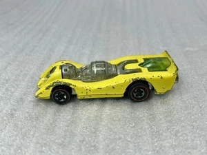 Hot Wheels Redline Jet Threat Yellow Enamel HK Original Car Shell Promo HTF 1973 - Picture 1 of 6