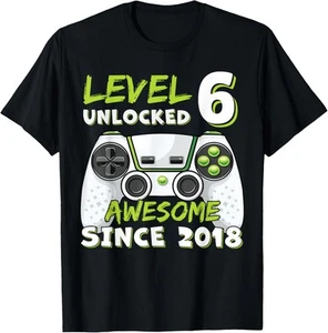 6 Year Old BDay Decorations Son Boy 6yr 2019 6th Birthday T-Shirt Hoodie - Picture 1 of 11
