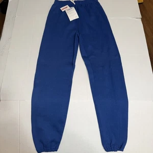 Vintage 90s Jerzees Activewear Nublend Sweatpants Blue Size Large 32-34 USA Made - Bild 1 von 4