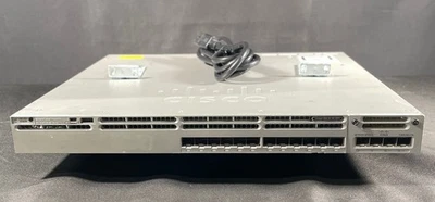Cisco Catalyst WS-C3850-12XS-E 12-Port SFP+ Ethernet  Switch-Same Day Shipping - Image 1 of 4