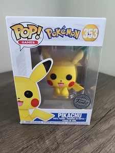 Funko POP! Pikachu Pokemon #353 [Special Edition] Packaging Wear - Picture 1 of 10