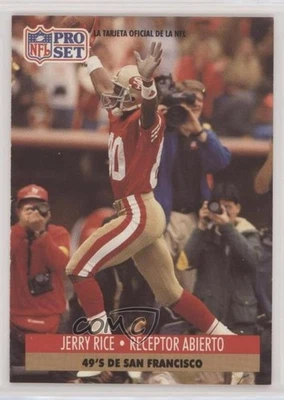 1991 Профессиональный набор испанский Джерри рис #222 HOF - Изображение 1 из 2