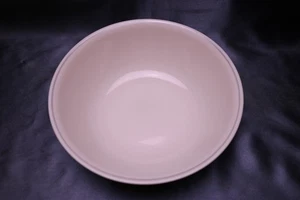 Corelle Ivory Serving Bowl (s) Grey Band ROSE Pattern 8 1/2 " - Picture 1 of 4