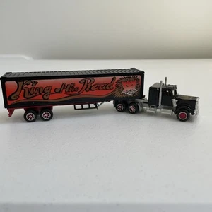 Kenworth "King The Road" 600 Serie Nr. 604 1/87 Majorette Black Semi France - Bild 1 von 12