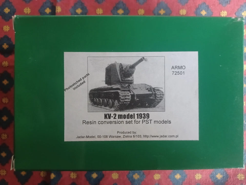 ARMO 72501 - KV 2 model 1939 - 1/72 resin conversion kit - Immagine 1 di 1