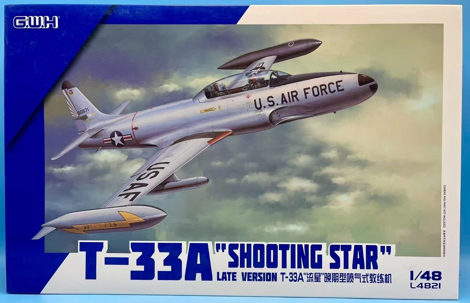 Great Wall Hobby GWH L4821 1/48  T-33A "Shooting Star" Late Type T-33 Brand New - Image 1 of 2