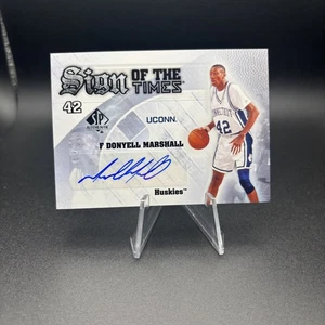 2013-14 Sign of the Times Donyell Marshall SP Authentic Auto Autograph UCONN - Picture 1 of 2