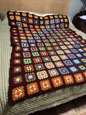 Manta Roseanne Afgana Abuela Cuadrada Festoneada 60 x 80 muchos colores  Foto 1 de 4