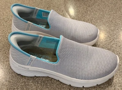 Zapatos Tenis SKETCHERS Go Walk Espuma con Memoria Manos Libres Gris Talla 9.5 Foto 1 de 4