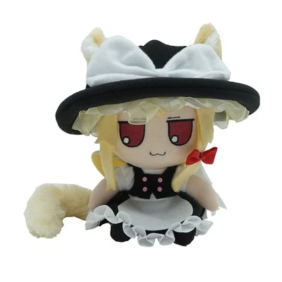Juguete de peluche Touhou Project Kirisame Marisa Fumo cara altiva gato 16 cm/6,3 pulgadas regalo Foto 1 de 4