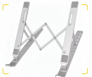 Portable Adjustable Aluminum alloy Laptop Stand Notebook Tablet Holder Foldable - Zdjęcie 1 z 2