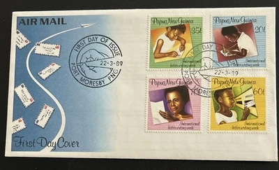 Papua New Guinea FDC 1989 International Letter Writing Week - Image 1 of 4