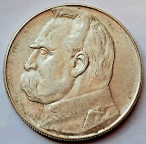 Poland 10 Zlotych, 1936 Josef Pilsudski - Picture 1 of 2