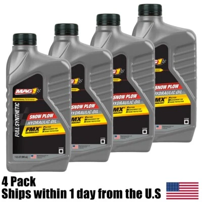 4 Quart -50° SNOW PLOW Hydraulic OIL Fits MEYER 15134 FISHER 28531 WESTERN 49311 - Image 1 of 4