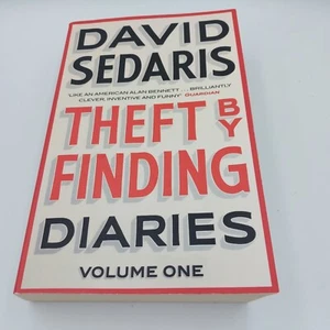 Theft by Finding: Diaries Vol 1 - 1977-2002 David Sedaris Pre-owned Paperback - Picture 1 of 14