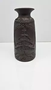 Talking Earth Vase Tree of Peace Signed by Leigh 8.5" - Picture 1 of 9