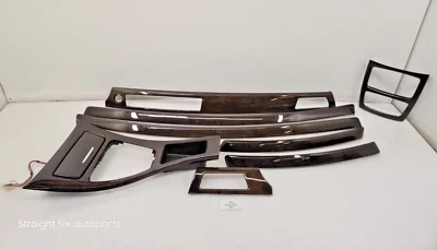 ✅ 09-13 OEM BMW E92 335i tablero de puerta bambú fino madera fina juego de molduras interiores * Foto 1 de 4