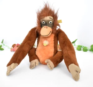 VINTAGE 1960s STEIFF KING LOUIE JUNGLE BOOK ALL ID Disney Plush Original 0050/25 - Picture 1 of 8
