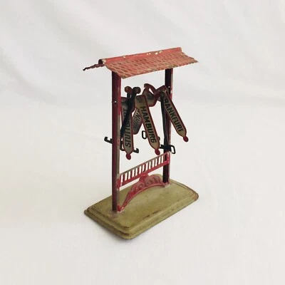 RARE Signal panneau quai gare trains électrique Bing, Marklin, Hornby ou JEP éch - Photo 1/3