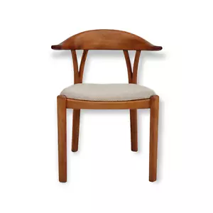 1960er, dänisches Design, Sessel, Teakholz, Wolle, Originalzustand - Bild 1 von 12
