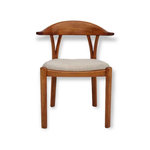 1960s, Danish design, armchair, teak wood, wool, original condition Cover